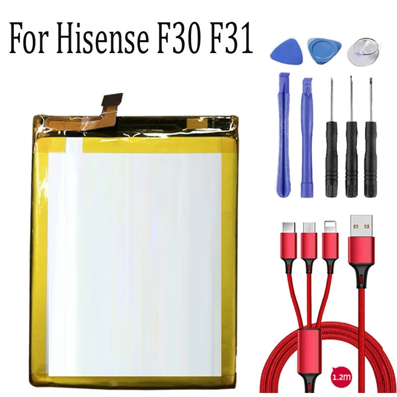 Сменный аккумулятор 2500 мАч/Вт/ч LP38250Z для Hisense F30 F31 F3pro LA8534 встроенный литий-ионный |