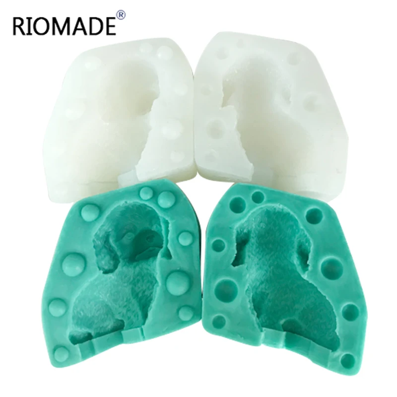 3D Собака силиконовая форма для ручной работы свечная глина мыло выпечки сделай