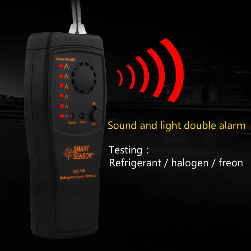 Детектор галогенного газа AS5750 автомобильный детектор утечки хладагента и фриона