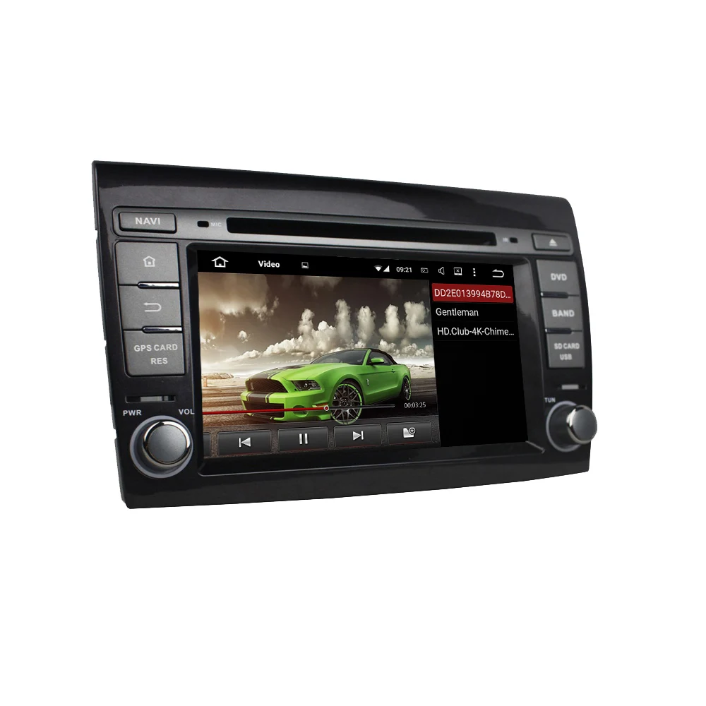 Автомобильный DVD плеер на Android 9 0 с 7 &quotэкраном восьмиядерным процессором для FIAT