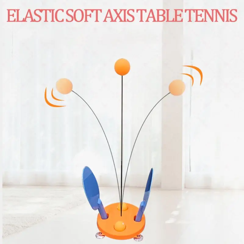 Портативная эластичная тренировочная машина для настольного тенниса пинг-понга