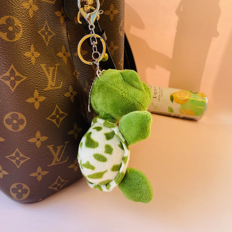 Подвесная плюшевая кукла 2021 брелок с черепахой сумка Мобильный телефон