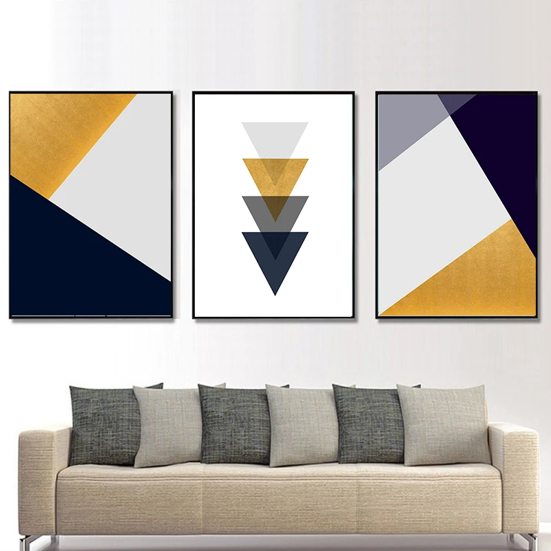 Скандинавские абстрактные геометрические картины на холсте скандинавские