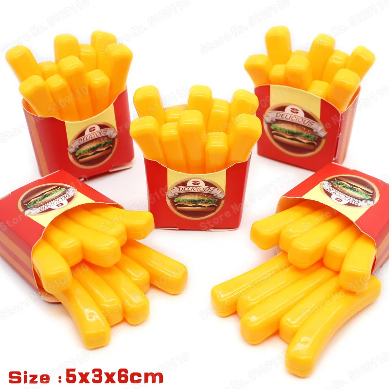 Мини-фри притворяйтесь играйте в миниатюрный гамбургер развивающие игрушки для