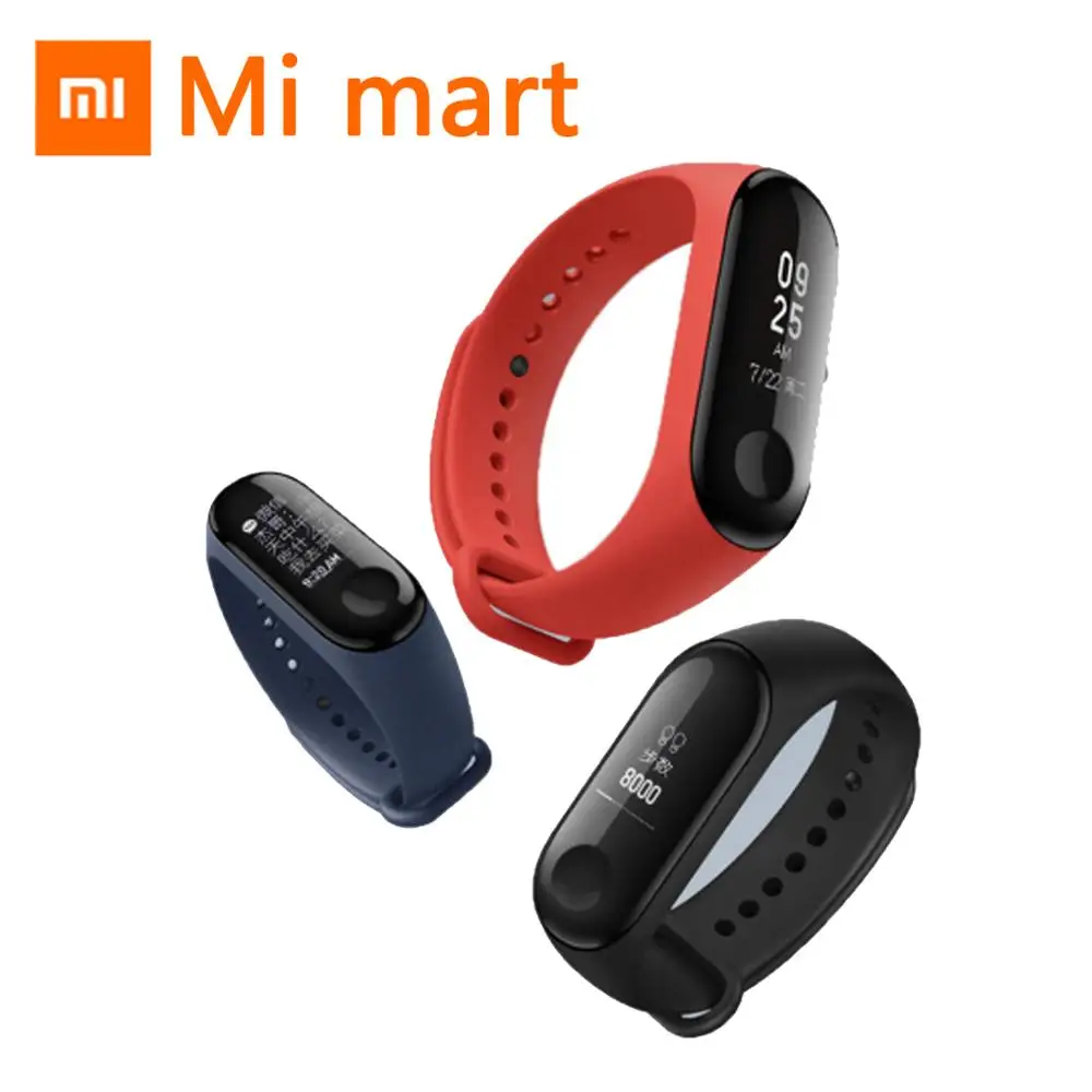 Xiaomi Mi Band 3 Смарт браслет глобальная версия фитнес трекер Браслет пульсометр