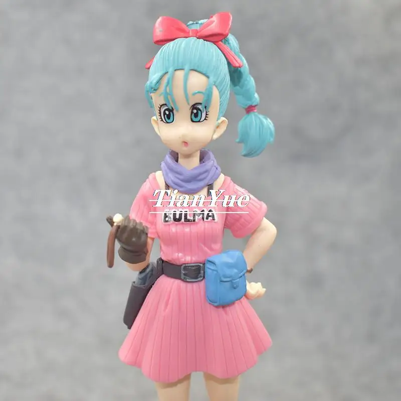 

Anime Bulma with pink dress ver. Vinyl Model Boxed Figure 17cm