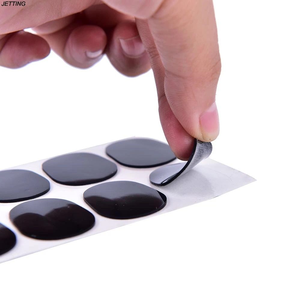 

IRIN 8pcs Alto Black Rubber Saxophone Sax Blowing Mouthpiece Pads Patches Rubber Cushions Saxophone pad Durable 0.8mm