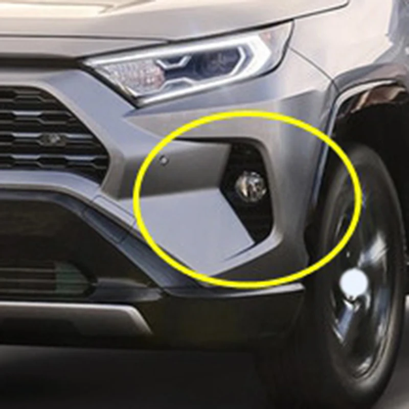 1 пара 12V для Toyota RAV4 2019 + туман светильник s Комплект переднего бампера галогенная