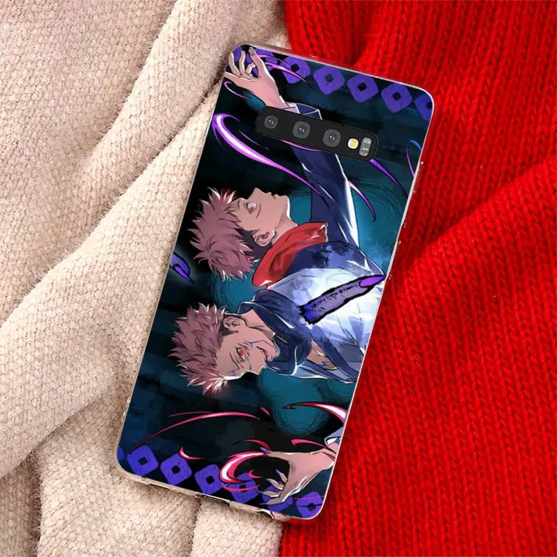 

Cartoon Anime Jujutsu Kaisen Phone Case Transparent for Samsung A71 S9 10 20 HUAWEI p30 40 honor 10i 8x xiaomi note 8 Pro 10t 11