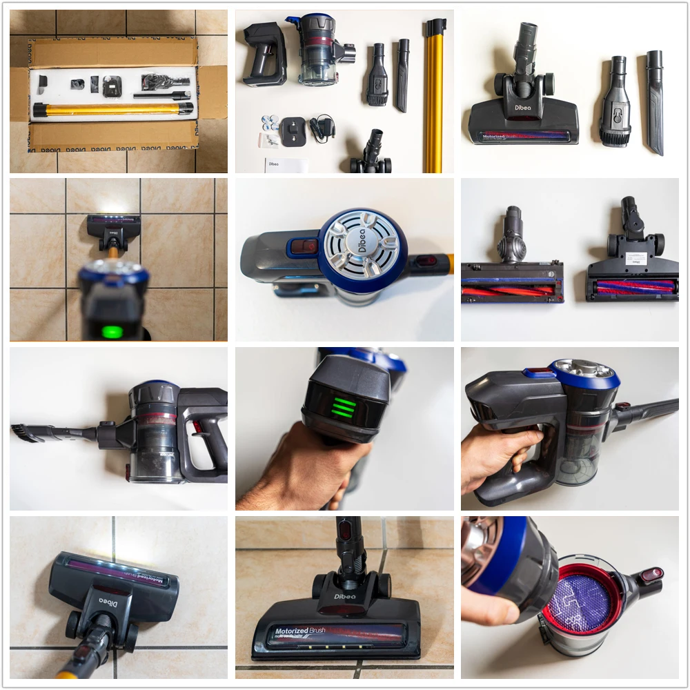 Dibea D18 переносной 2 в 1 ручной беспроводной пылесос циклонный фильтр сильный