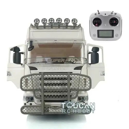 

Metal 1/14 LESU 6*6 Chassis Hercul Sca Tractor Truck Light Bumper Radio ESC THZH0971-SMT5