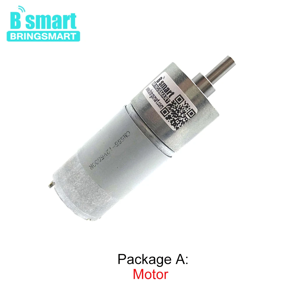 Мотор редуктор Bringsmart 37GB555 12 В мини электрический мотор редуктора 24