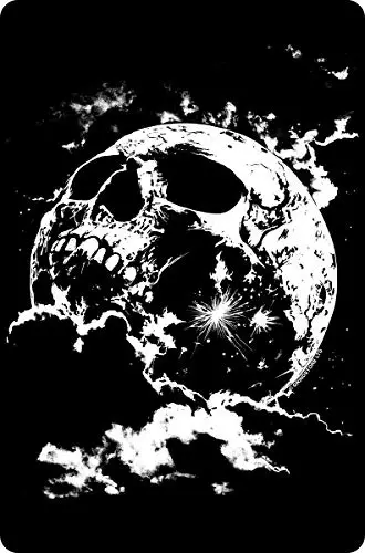 

Moon Theme Metal Tin Sign 8x12 Inches