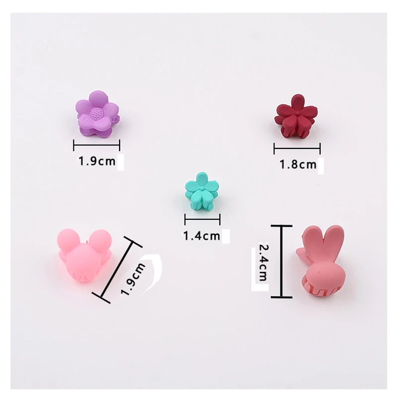 20 шт./лот детские заколки для волос ручной работы Минни цветок мультфильм бабочка