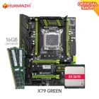 Материнская плата HUANANZHI X79, atx + процессор Intel XEON E5 2,49 + Оперативная память 2*8 ГБ DDR3 2670 МГц