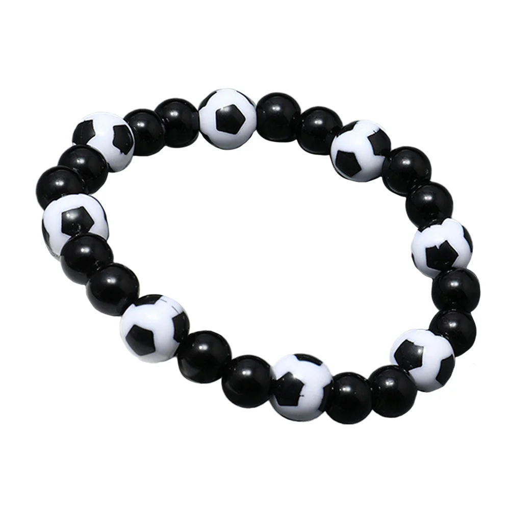 

Soccer Beads Bracelet Soccer Lovers Bracelet Gift Costume Accessory