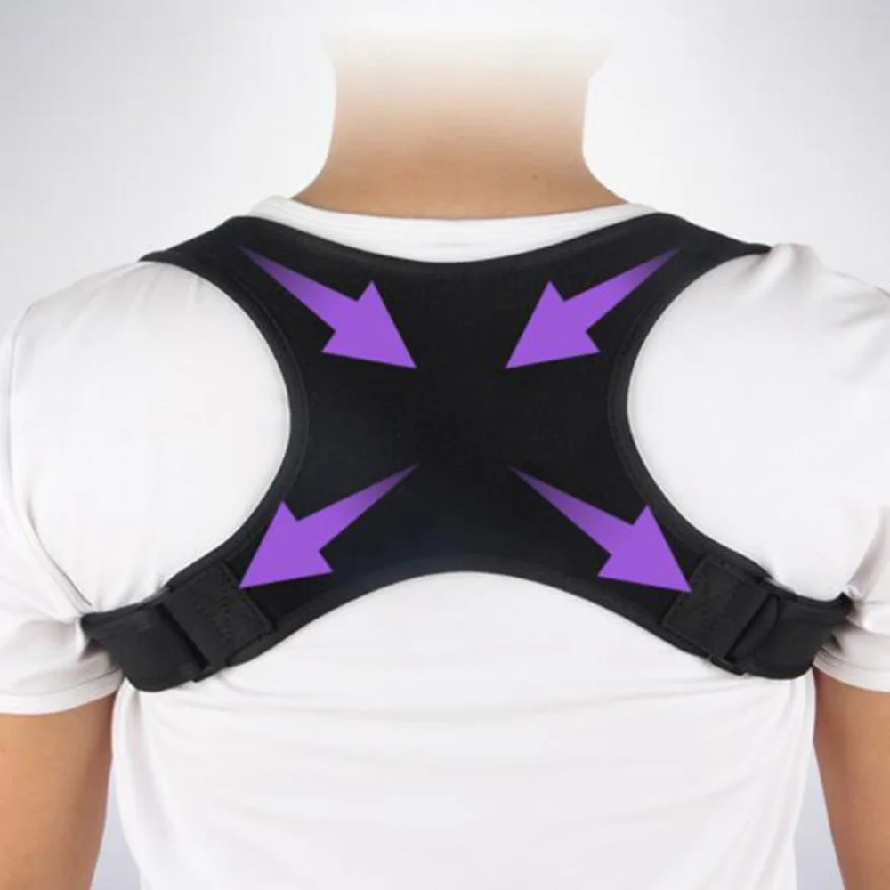 

Новый Популярный Корректор осанки, регулируемый поддерживающий пояс для спины, поддержка спины, плечевой бандаж, поддерживающие ремни, нев...