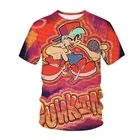 Игра в пятницу Funkin симпатичная футболка 3D принт футболка с изображением персонажей видеоигр Мужская одежда футболка Повседневная летняя футболка для мальчиков Удобная обувь с О-образным вырезом с коротким рукавом