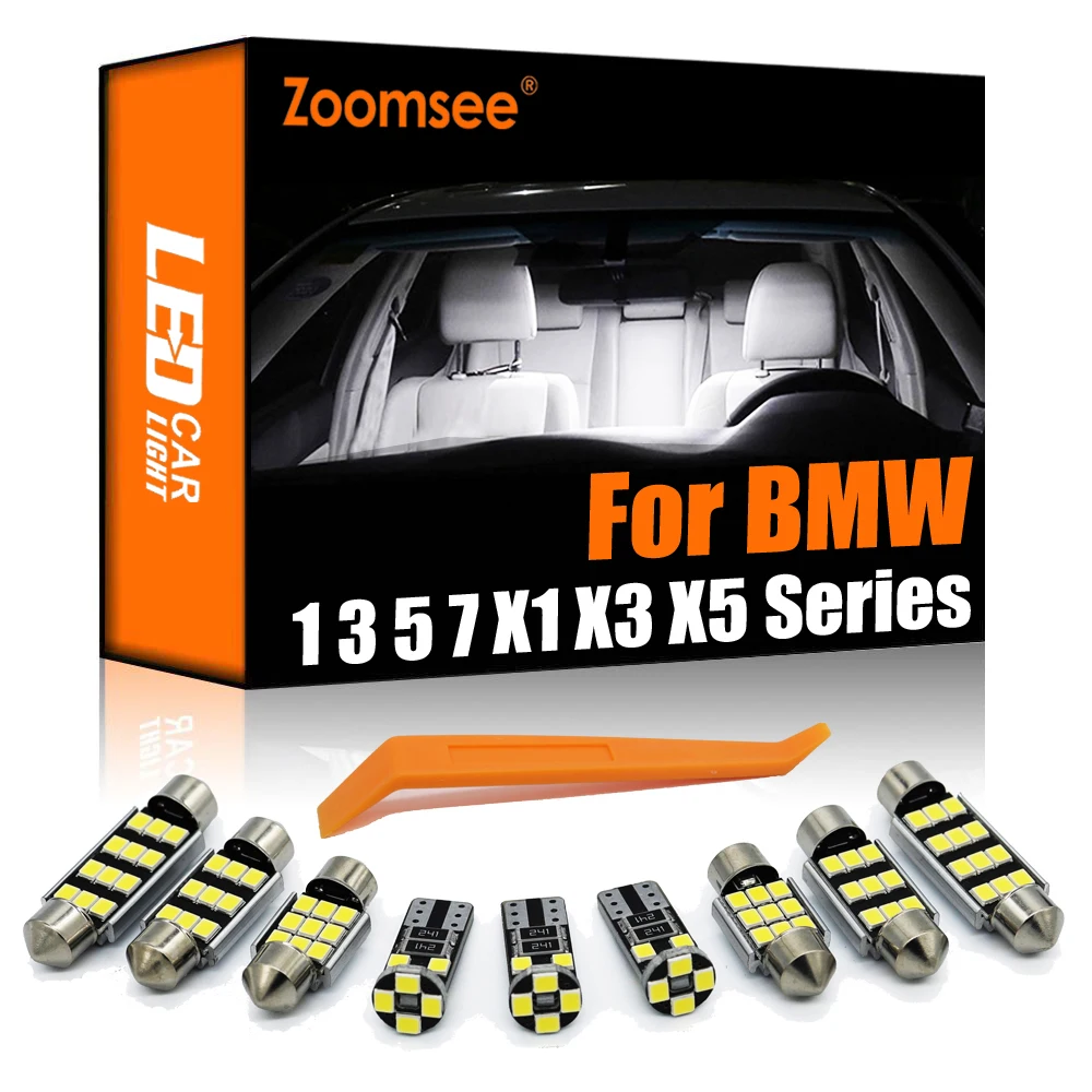 

Zoomsee Interior LED For BMW E87 E82 F20 E36 E46 E90 E91 E39 E60 E61 F10 F11 F01 F02 X1 E84 X3 E83 F25 X5 E53 E70 Canbus Light