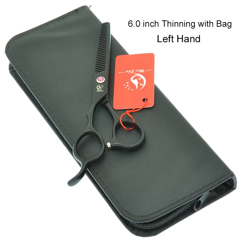 HA0139 with Bag 60 Профессиональные Парикмахерские ножницы Meisha 5,5/6 дюймов, Японские Стальные филировочные ножницы для стрижки волос, парикмахерские ножницы HA0137 - Цвет: HA0139 with Bag 60