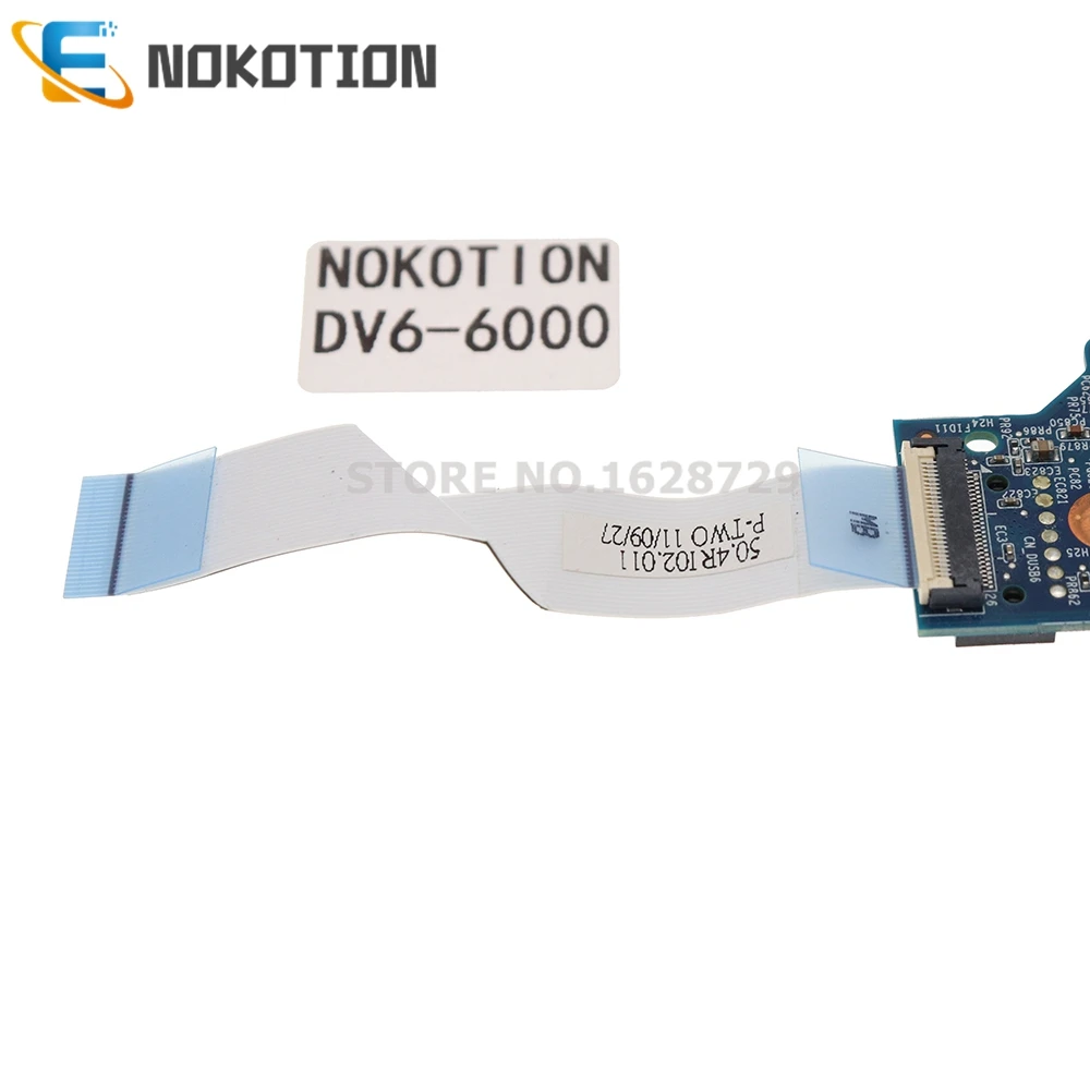 

NOKOTION 50.4RI02.011 для HP Pavilion DV6-6C40CA USB кабель платы