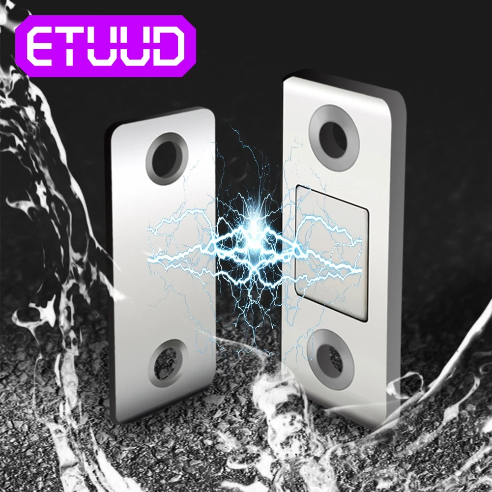 

Strong Door Closer Magnetic Cabinet Catch Latch Cupboard Ultra Thin Closures Furniture Cabinet Cupboard with Screws Ultra Thin