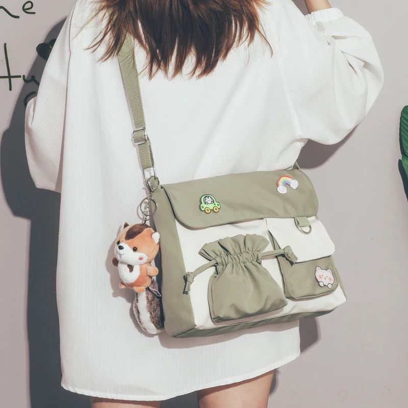 

Brand Soft Canvas Large Shoulder Tote Bag Brings Purse Ladies Handbag Fashion Design Women's Travel School Necessary