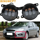 Противотуманные фары для Ford Focus 2 светодиодный противотуманные светильник для Ford Focus MK2 2009-2011, противотумансветильник фары, противотуманные фары
