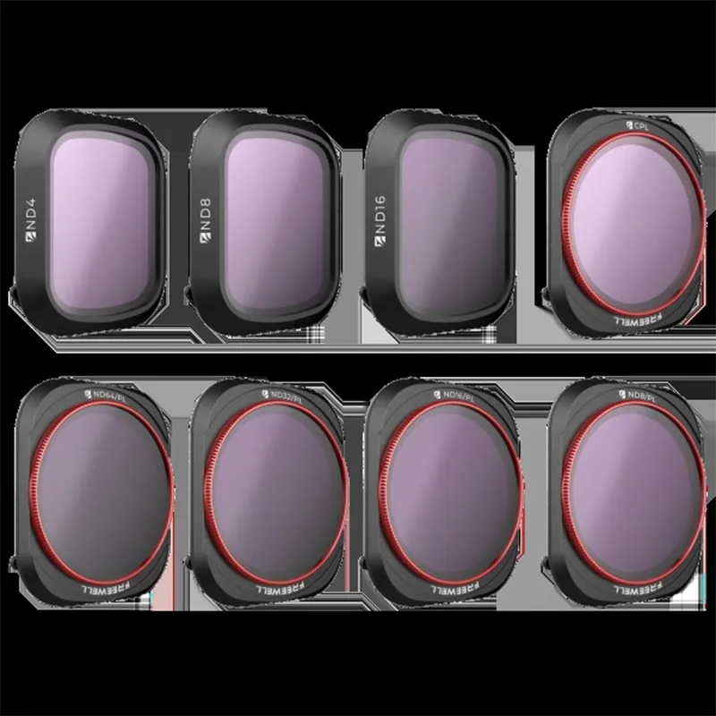 Freewell Gear Bright Day Filter Kit для DJI mavic 2 pro включает в себя (ND4 ND8 ND16 CPL ND8/PL ND16/PL ND32/PL и ND64/PL