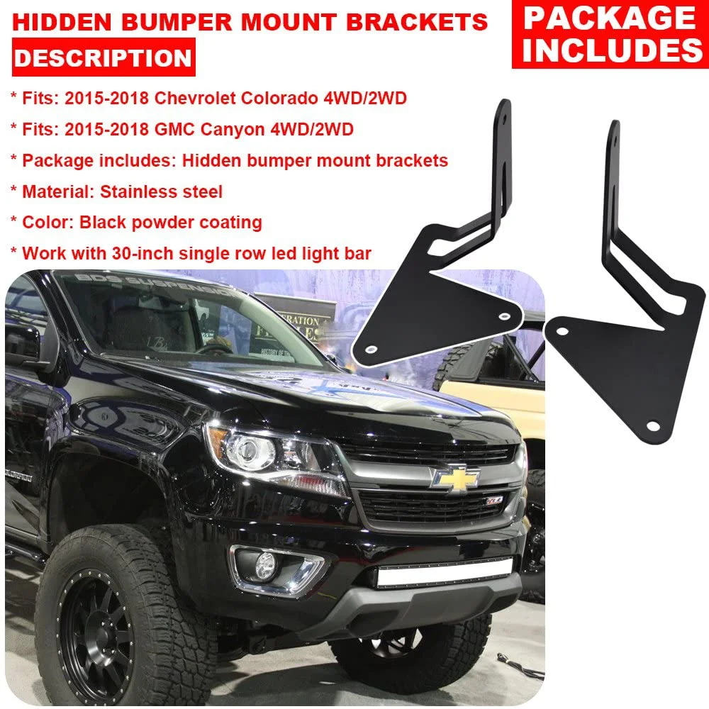

GMC bumper light bar bracket, grid bracket, modified accessories