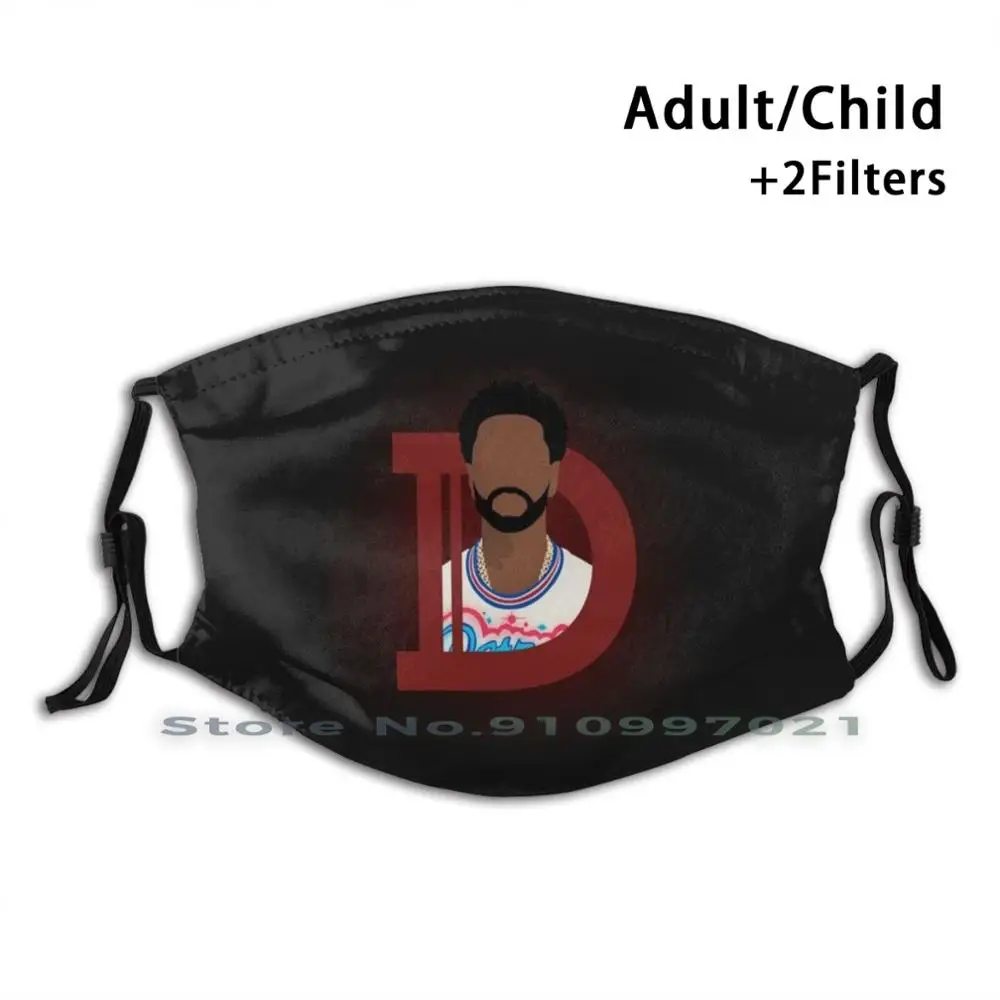 Detroit Шон многоразовые лицевая маска против дымки Пылезащитная с фильтры для