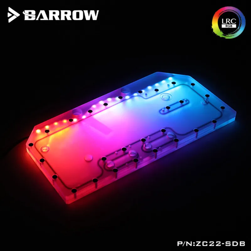 

Barrow waterway plate for ZG 22 caseguide waterway plate AuroraCase for Both CPU and GPU Block RGB 5V 3PIN Waterway Boards