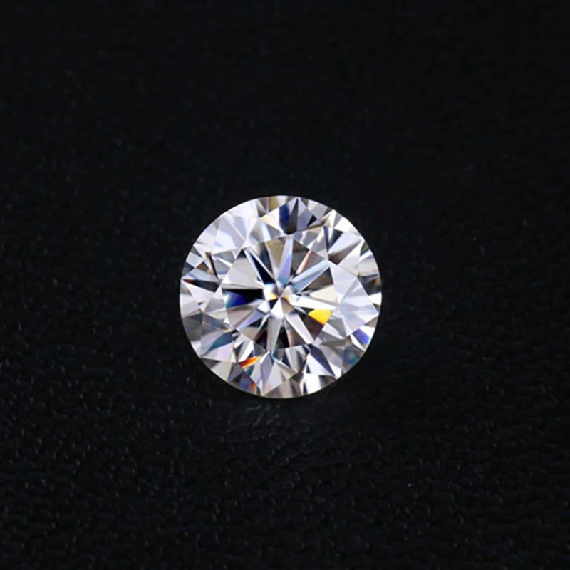 Оптовая цена размер 0 8 ~ 2 мм D цвет круглая огранка лабораторная россыпь камень