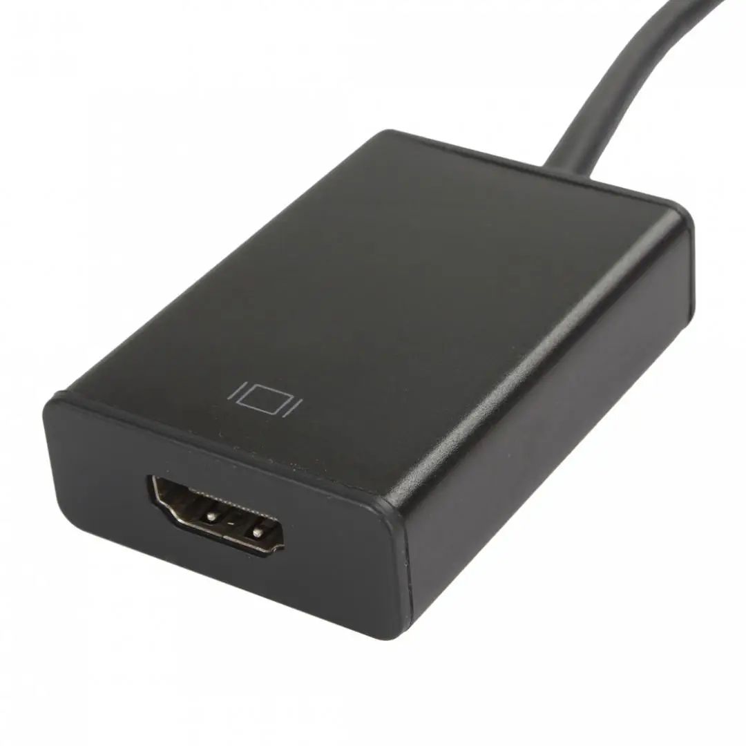 DigiYes прочный VGA на HDMI выход 1080P HD + Аудио ТВ AV Видео кабель конвертер адаптер|Кабели