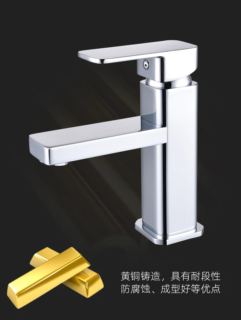 

Knobs Basin Wash Basin Faucet Mixer Dual Gold Bathtub Faucets Sink Antique Waterfall Torneira Banheiro Bathroom Fixture EA6TPL