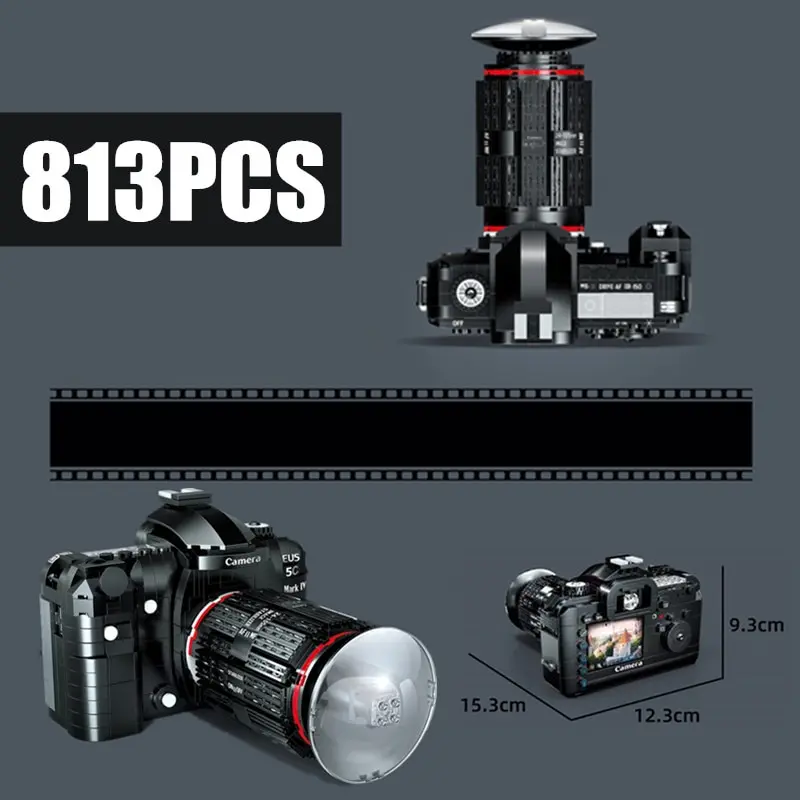 

New Ideas City Creative High-Tech Digital Camera Building Block Creator MOC Model DIY Bricks Educational Lepining Toys Christmas