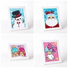 Алмазная 5D картина сделай сам, Рождественская мозаика из кристаллов, Набор для вышивки крестиком, украшение для дома, печать, вышивка, подарки ручной работы