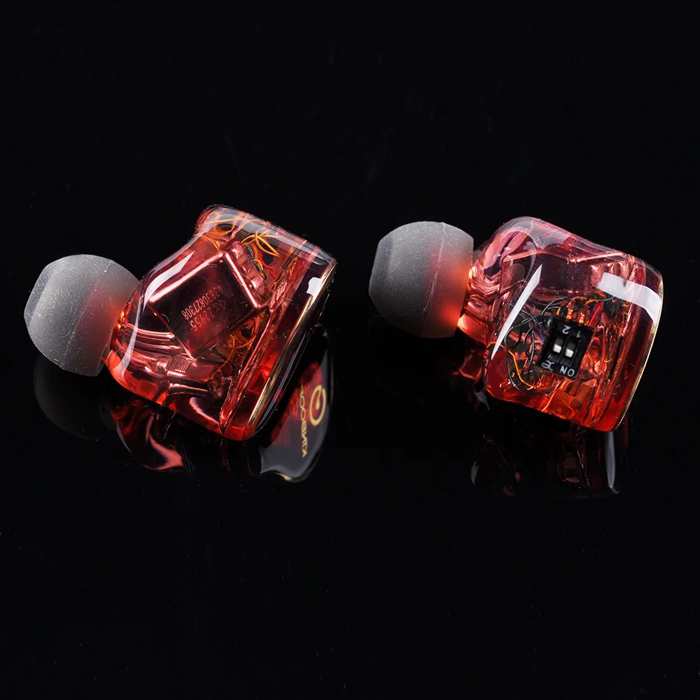 AK KINBOOFI MK4 4BA сбалансированные арматурные наушники в ухо HIFI наушники для мониторинга разъем MMCX кабель с Cooper Лицевая панель