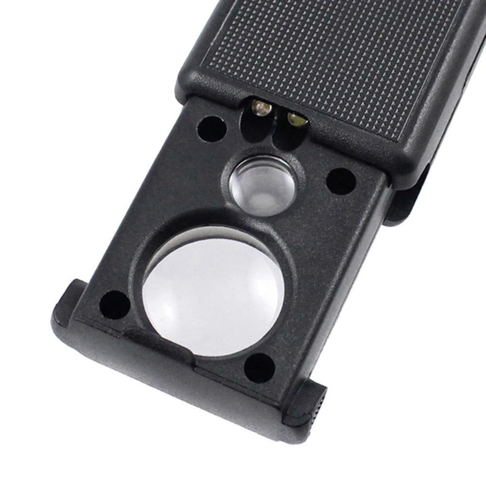 Карманное светодиодсветодиодный увеличительное стекло Ювелирная Лупа