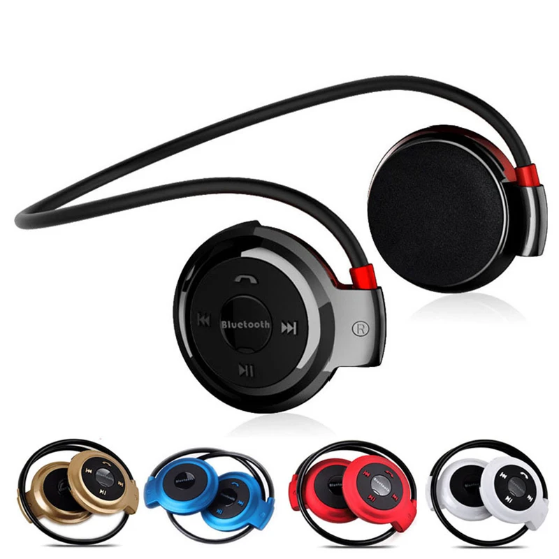 Беспроводные Bluetooth наушники с микрофоном крючком стерео спортивные