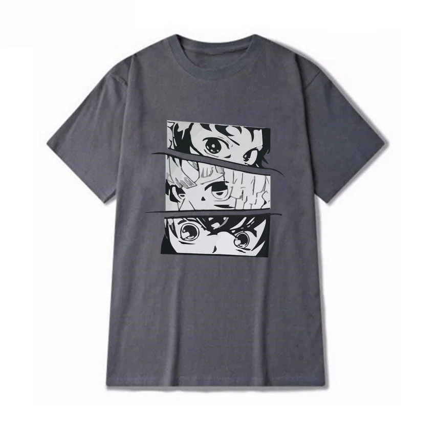

Summer Japan Anime Design T Shirt Men Short Sleeve O Neck T-Shirts Women Cute Tops Casual Tee