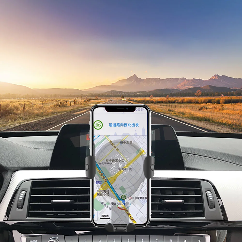 Автомобильное зарядное устройство FDGAO 15 Вт с автоматическим зажимом для IPhone 11 XS XR