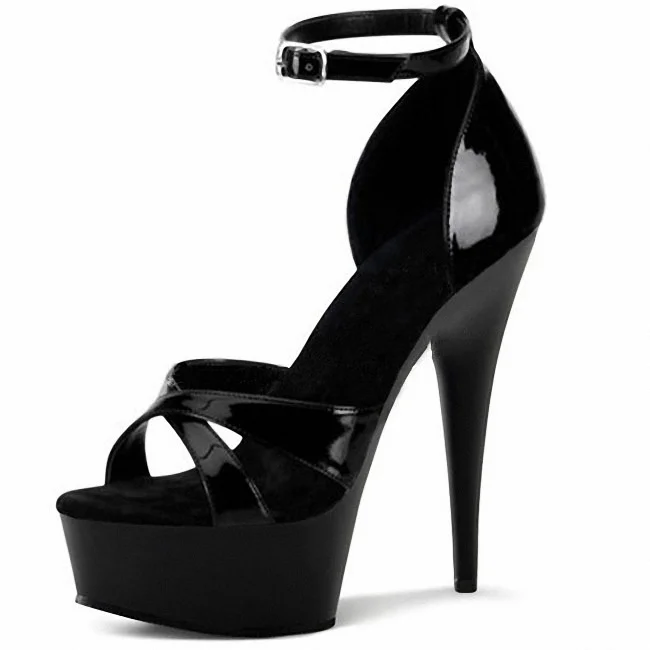 

2021 summer new 15cm high heel sandal bag heel hollow show fashion women's shoes summer versatile waterproof platform large size