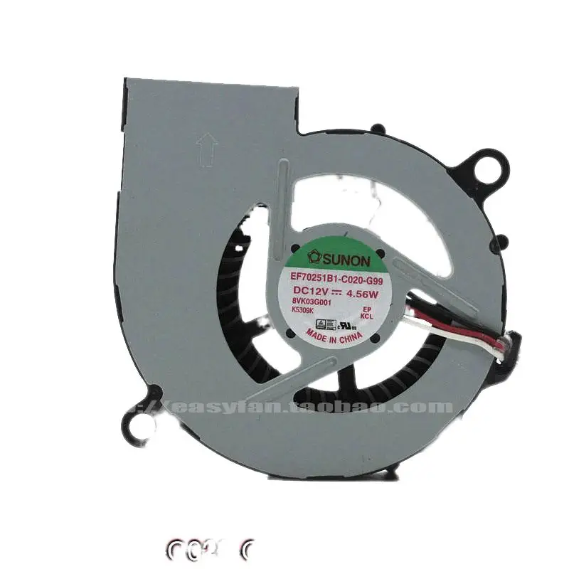 SUNON EF70251B1-C020-G99 Вентилятор охлаждения проектора 12 В 4,56 Вт 70x70x25 мм