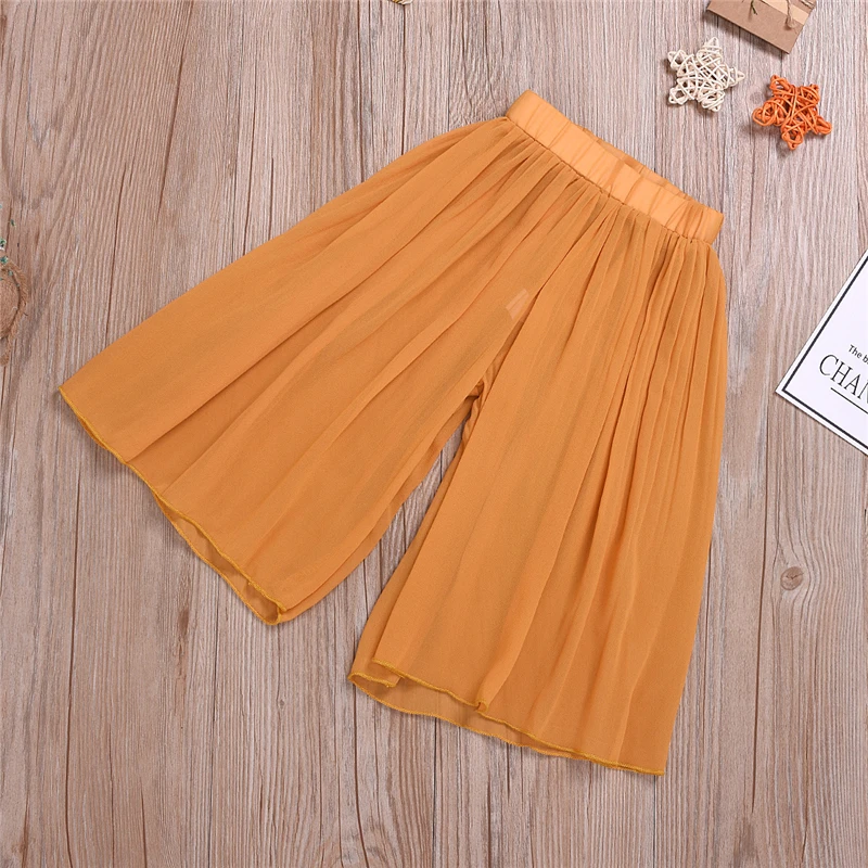 Летние пляжные наряды из 2 предметов детская одежда для девочек детские