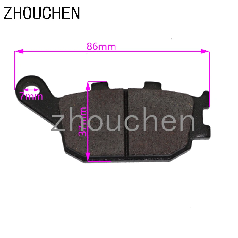 Передние и задние тормозные колодки для мотоцикла YAMAHA FZ 600 24-2 Non ABS 24-27 Fazer |