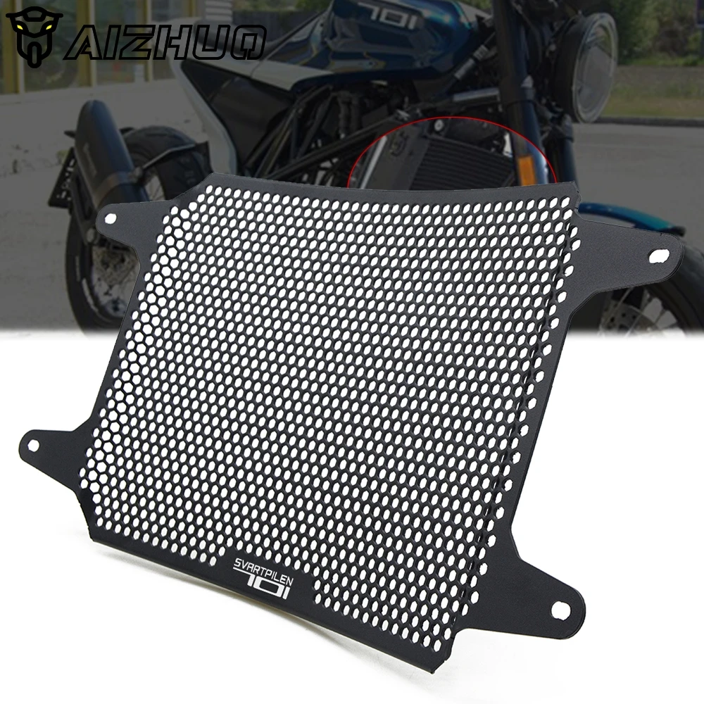 

VITPILEN701 2018 Motorcycle Radiator Guard Protector Grille Grill Cover FOR Husqvarna Vitpilen Svartpilen701 2019 2020 2021 Logo