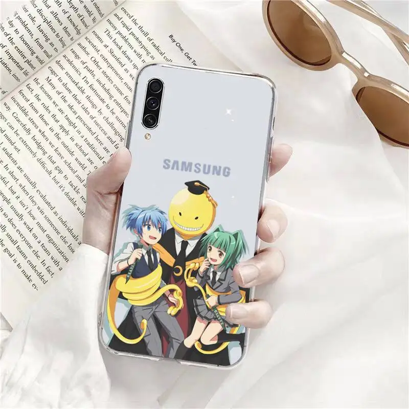 

Assassination Classroom Phone Case Transparent Clear For Samsung Galaxy A71 A21s S8 S9 S10 plus note 20 ultra