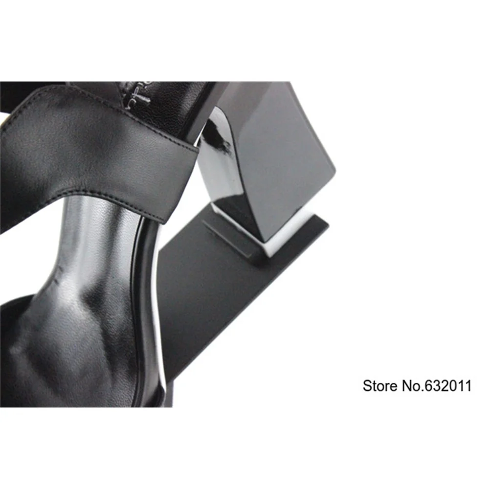 Стойка для демонстрации черной обуви стойка мужской магазина одежды реквизит