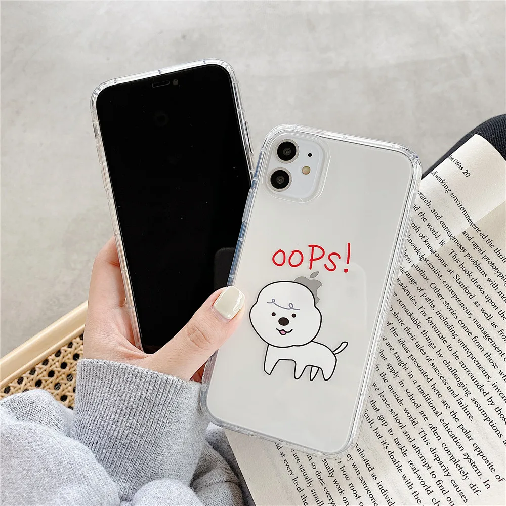INS корейский милый чехол для телефона с изображением животных iPhone 11 Pro Xs MAX XR X 7 8 Plus